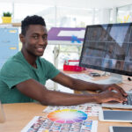 trabalho de designer gráfico