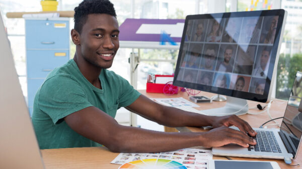 trabalho de designer gráfico